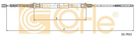 LINKA - HAMULEC RECZNY COF 10.7431 COFLE 92107431