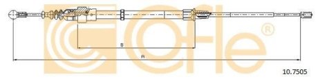 LINKA - HAMULEC RECZNY COF 10.7505 COFLE 92107505