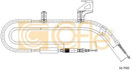 LINKA - HAMULEC RECZNY COF 10.7585 COFLE 92107585