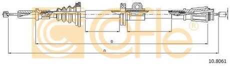 LINKA - HAMULEC RECZNY COF 10.8061 COFLE 92108061