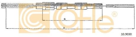 LINKA - HAMULEC RECZNY COF 10.9030 COFLE 92109030