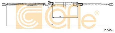 LINKA - HAMULEC RECZNY COF 10.9034 COFLE 92109034