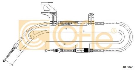 LINKA - HAMULEC RECZNY COF 10.9040 COFLE 92109040