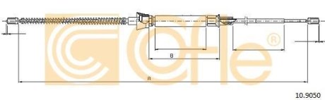 LINKA - HAMULEC RECZNY COF 10.9050 COFLE 92109050