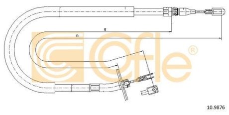 LINKA - HAMULEC RECZNY COF 10.9876 COFLE 92109876