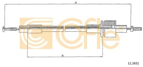 LINKA SPRZEGLA COF 11.2431 COFLE 92112431