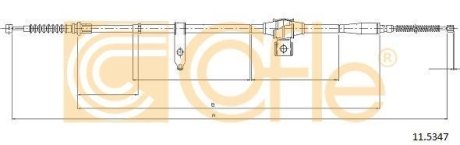 LINKA - HAMULEC RECZNY COF 11.5347 COFLE 92115347