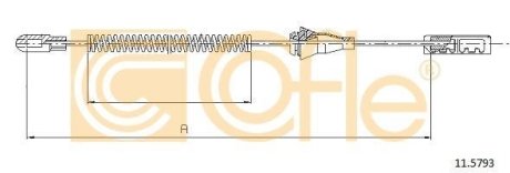 LINKA - HAMULEC RECZNY COF 11.5793 COFLE 92115793