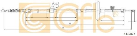 LINKA - HAMULEC RECZNY COF 11.5827 COFLE 92115827