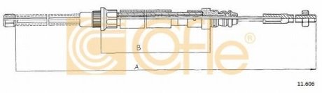 LINKA - HAMULEC RECZNY COF 11.606 COFLE 9211606