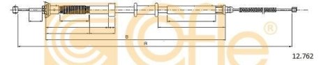 Linka ham.r. PANDA 1.3MJET /P 06- 1430/1182 COFLE 92120762