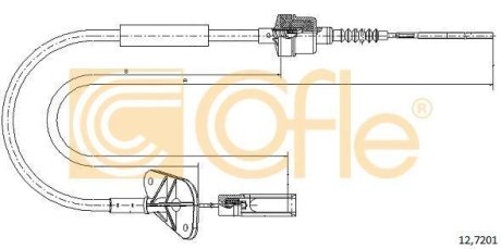 LINKA SPRZEGLA COF 12.7201 COFLE 92127201