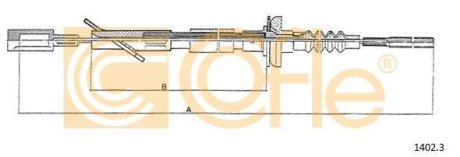 LINKA SPRZEGLA COF 1402.3 COFLE 9214023