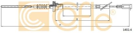 Linka sprz. SEICENTO 1.1 98- 610/292 COFLE 9214024