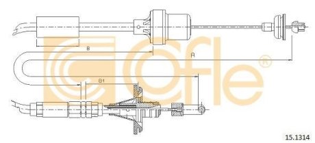 LINKA SPRZEGLA COF 15.1314 COFLE 92151314