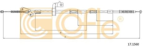 Linka ham.r. RAV4 5d L 00- tarcze 1425/1180 COFLE 92171560