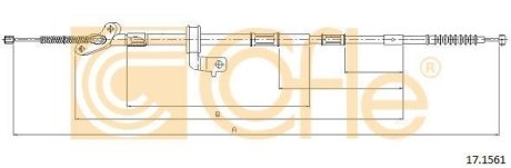 Linka ham.r. RAV4 5d P 00- tarcze 1425/1190 COFLE 92171561