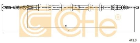 LINKA - HAMULEC RECZNY COF 441.3 COFLE 924413