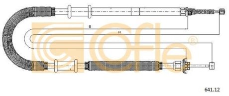 LINKA - HAMULEC RECZNY COF 641.12 COFLE 9264112