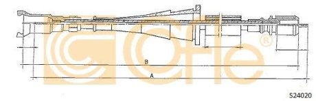 LINKA - TACHOMETR COF S24020 COFLE 92S24020