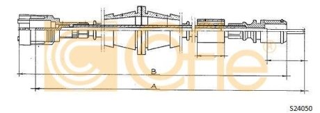 LINKA - TACHOMETR COF S24050 COFLE 92S24050