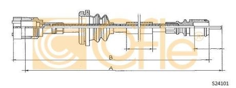 LINKA - TACHOMETR COF S24101 COFLE 92S24101