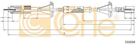 LINKA - TACHOMETR COF S31034 COFLE 92S31034