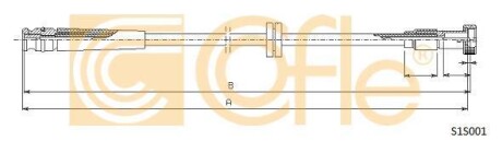 Трос спідометра COFLE S1S001 (фото 1)