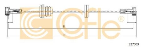 Трос спідометра COFLE S27003