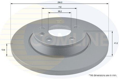 Тормозной диск COMLINE ADC1440