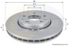 Тормозной диск COMLINE ADC1584V (фото 1)