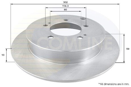 Тормозной диск COMLINE ADC1586 (фото 1)