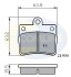 Комплект тормозных колодок, дисковый механизм COMLINE CBP0220 (фото 1)