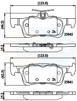 Автозапчасть COMLINE CBP02335