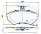 Комплект тормозных колодок, дисковый механизм COMLINE CBP0511 (фото 1)