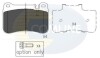 Комплект тормозных колодок, дисковый механизм COMLINE CBP06007 (фото 1)