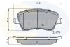 Комплект тормозных колодок, дисковый механизм COMLINE CBP0984 (фото 1)