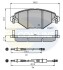 Комплект тормозных колодок, дисковый механизм COMLINE CBP21120 (фото 1)