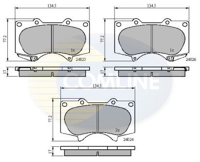 Автозапчасть COMLINE CBP31201