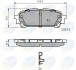 Комплект тормозных колодок, дисковый механизм COMLINE CBP31775 (фото 1)