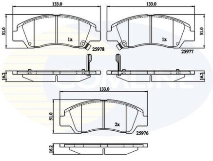 Автозапчасть COMLINE CBP32230