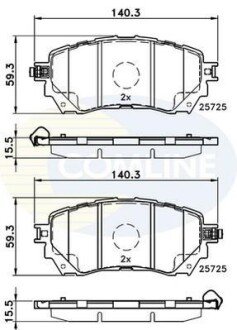 Автозапчасть COMLINE CBP32237