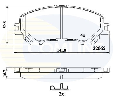 Автозапчасть COMLINE CBP32304