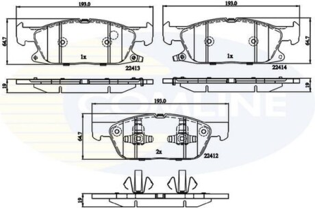 Автозапчасть COMLINE CBP32310