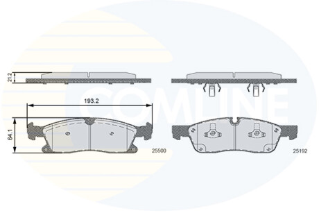 Автозапчасть COMLINE CBP36133