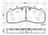 Комплект тормозных колодок, дисковый механизм COMLINE CBP9078MK (фото 1)