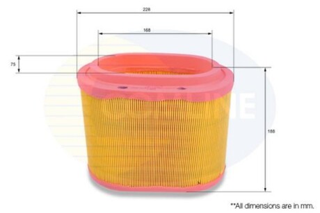 Воздушный фильтр COMLINE CHY12263