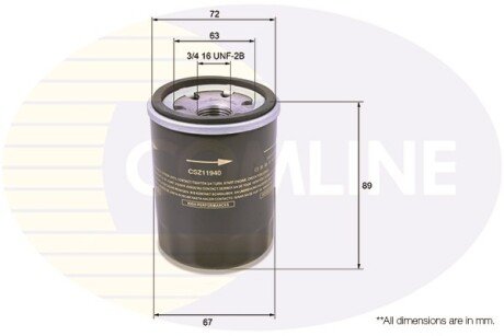 Масляный фильтр COMLINE CSZ11940