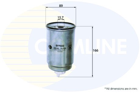 Фільтр палива COMLINE EFF022