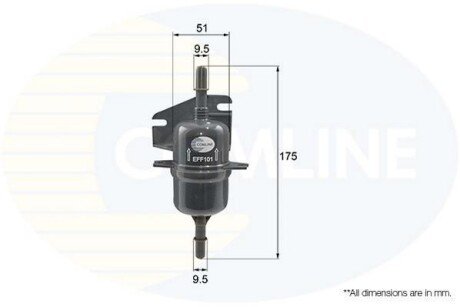 Фільтр палива COMLINE EFF101